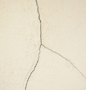 Imagem de uma fissura.