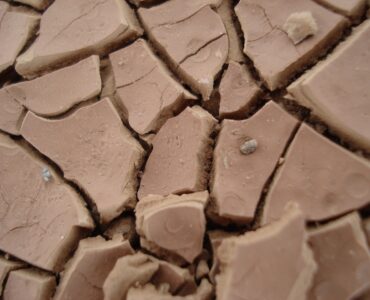 Imagem de um solo argiloso.