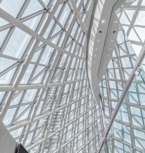 Estrutura interna de prédio.