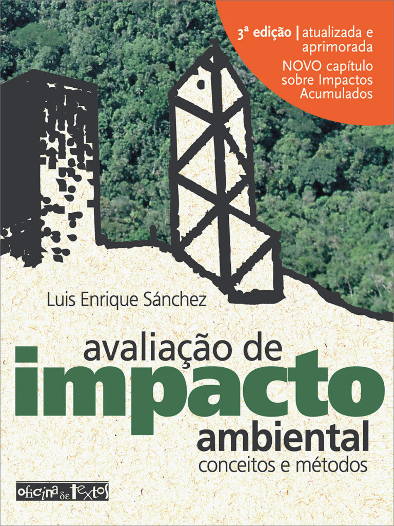 Capa do livro Avaliação de impacto ambiental