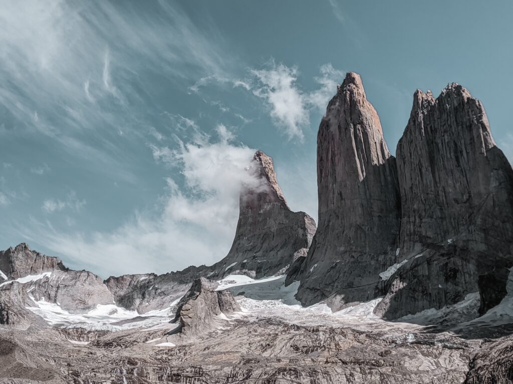 Foto do Parque Nacional Torres del Paine, no Chile.