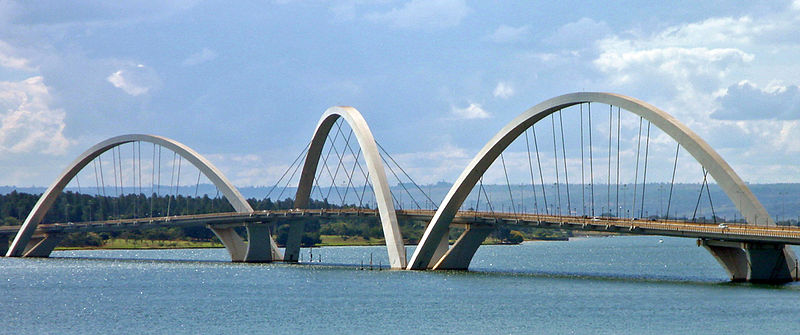 Foto da ponte JK.