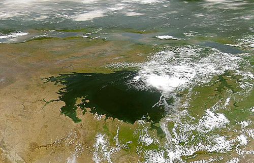 Foto do Lago Vitória, segundo maior do mundo.