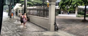 Foto de alagamento no Rio de Janeiro