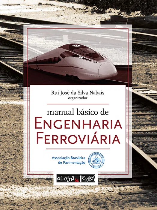 Capa de Manual básico de Engenharia Ferroviária.