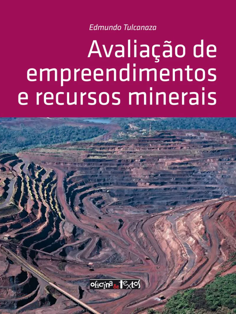 Capa de Avaliação de empreendimentos e recursos minerais.
