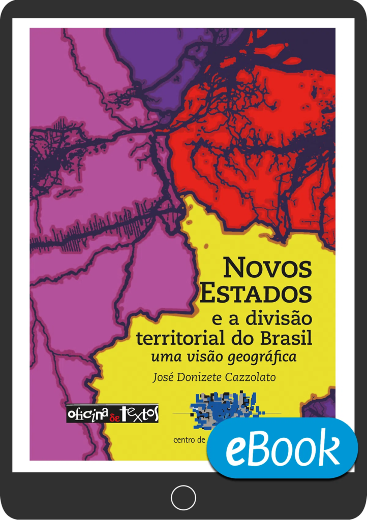 Capa do livro Novos estados e a divisão territorial do Brasil, que reconta a proposta de um novo São Paulo.