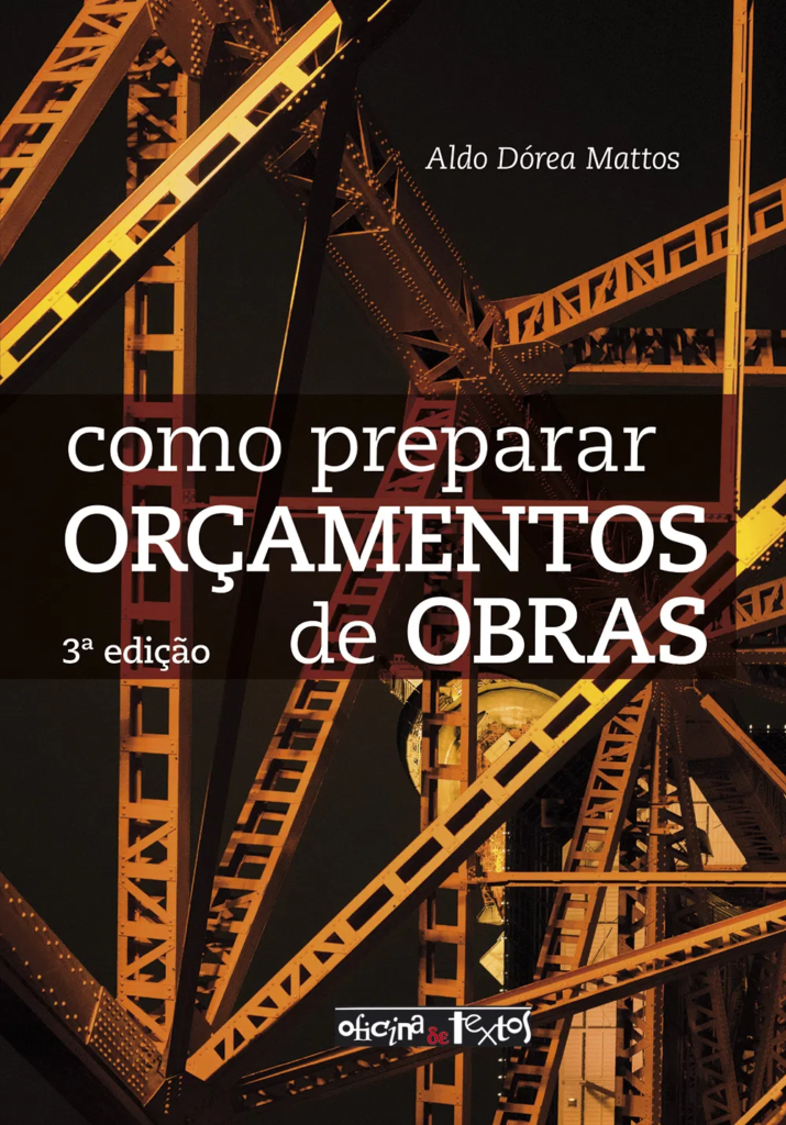 Capa de Como preparar orçamentos de obras, de Aldo Dórea Mattos.