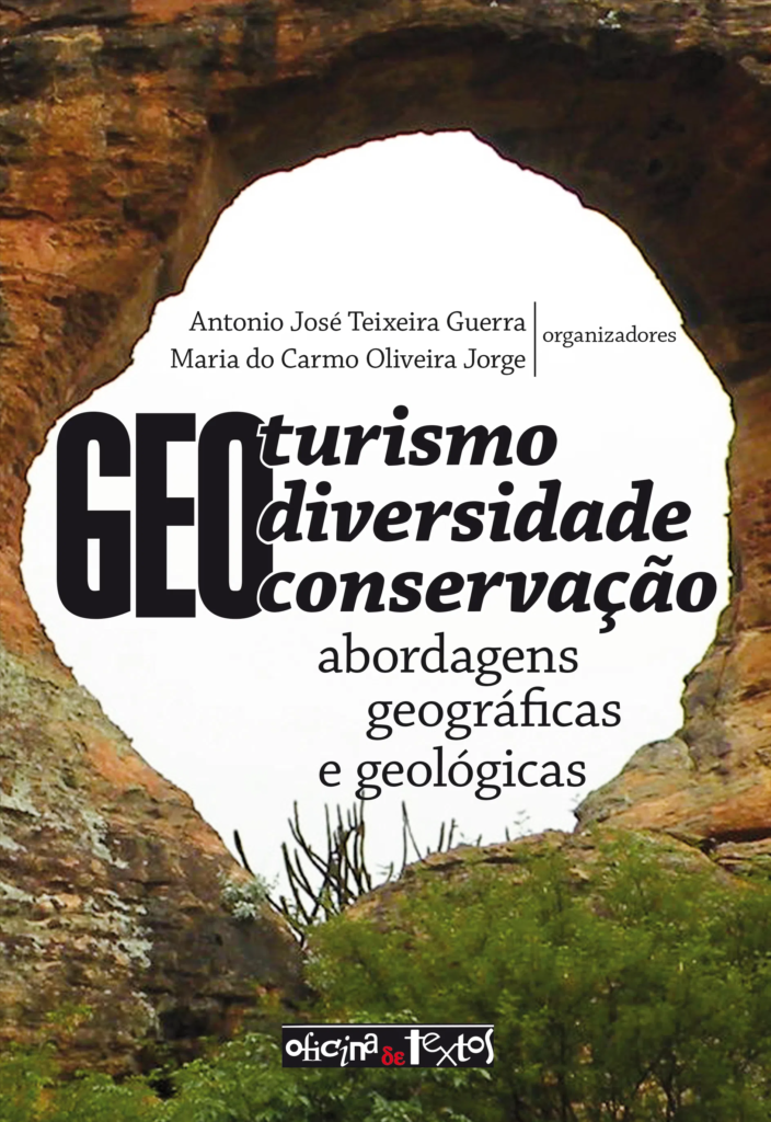 Capa de Geoturismo, geodiversidade e geoconservação.