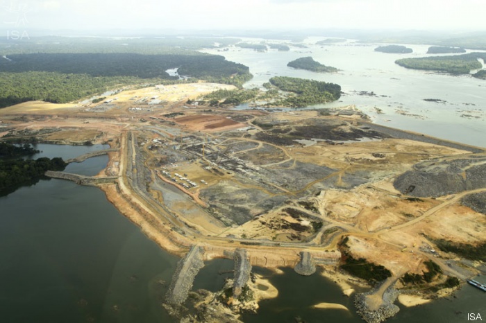 Imagem aérea do Sítio Pimental, na Usina de Belo Monte.