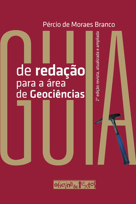 Capa de Guia de redação para a área de Geociências, importante dicionário de Geologia.