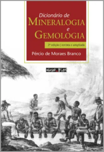 Capa de Dicionário de Mneralogia e Gemologia.