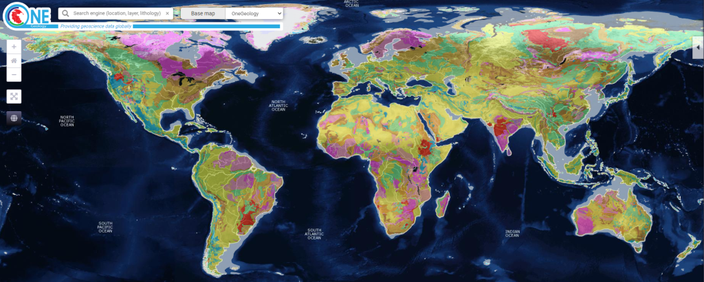 Mapa geológico mundial