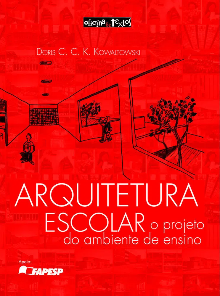 Capa de Arquitetura escolar, livro que junta arquitetura e educação.