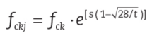 Equação de fckj.