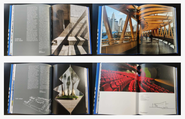 Imagens de projetos de Arquitetura do livro "Ruy Ohtake: arquitetura para pessoas"