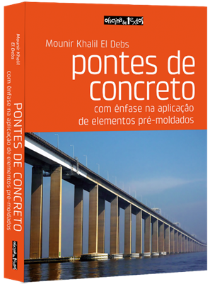 Capa de Pontes de concreto com ênfase na aplicação de elementos pré-moldados.