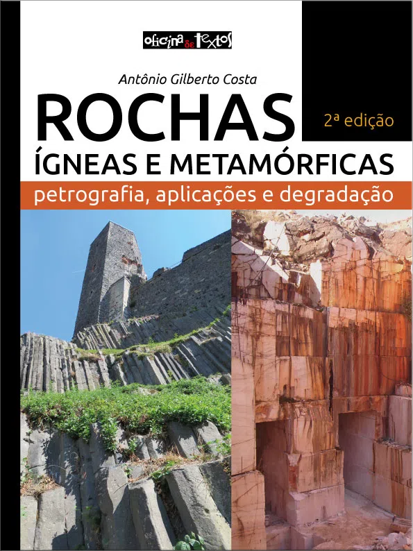 Capa de Rochas ígneas e metamórficas.
