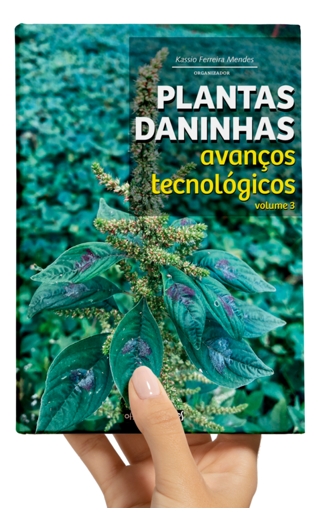 Capa de Plantas daninhas: avanços tecnológicos, terceiro livro da coleção.
