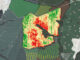 Imagem satélite de área agrícola, capa do livro agricultura de precisão