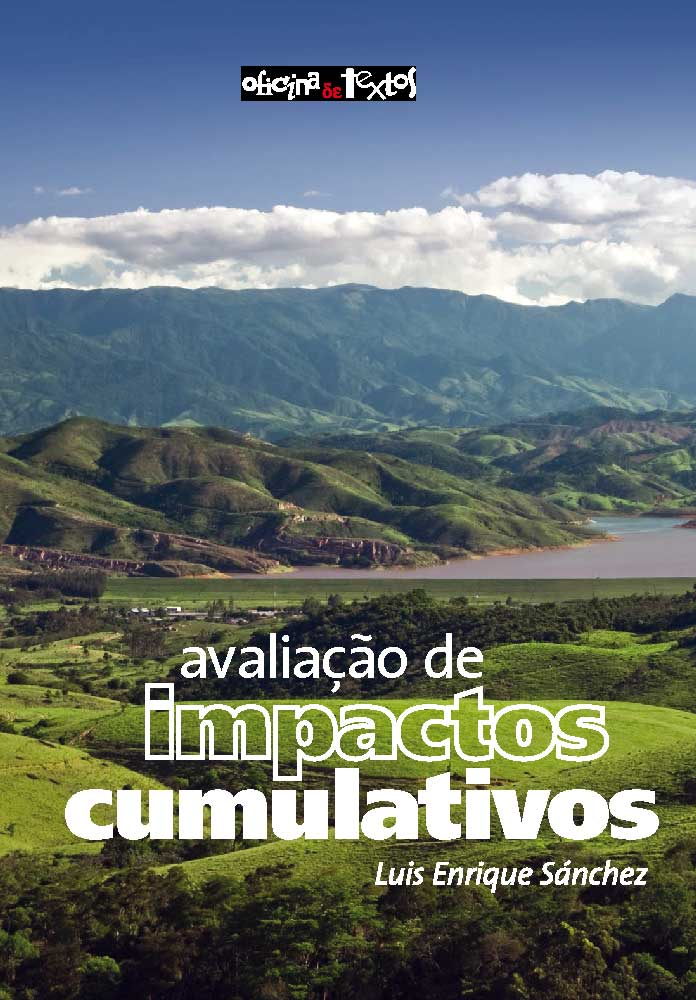 Capa de Avaliação de impactos cumulativos, de Luis Enrique Sánchez