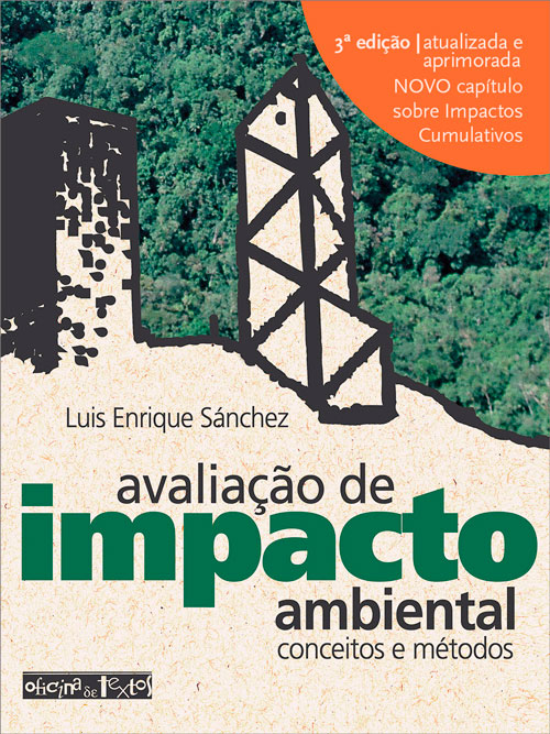 Capa do livro "Avaliação de impacto ambiental - 3ª ed.", publicado em 2020 pela Editora Oficina de Textos