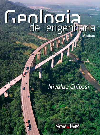 Capa do livro "Geologia de engenharia - 3ª ed.", publicação da Editora Oficina de Textos