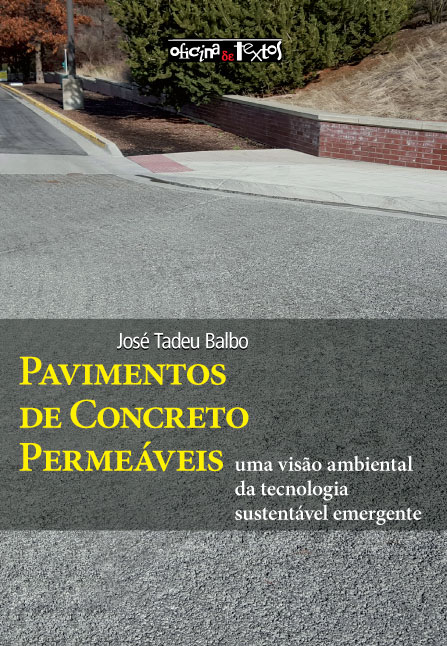 Capa do livro Pavimentos de concreto permeáveis